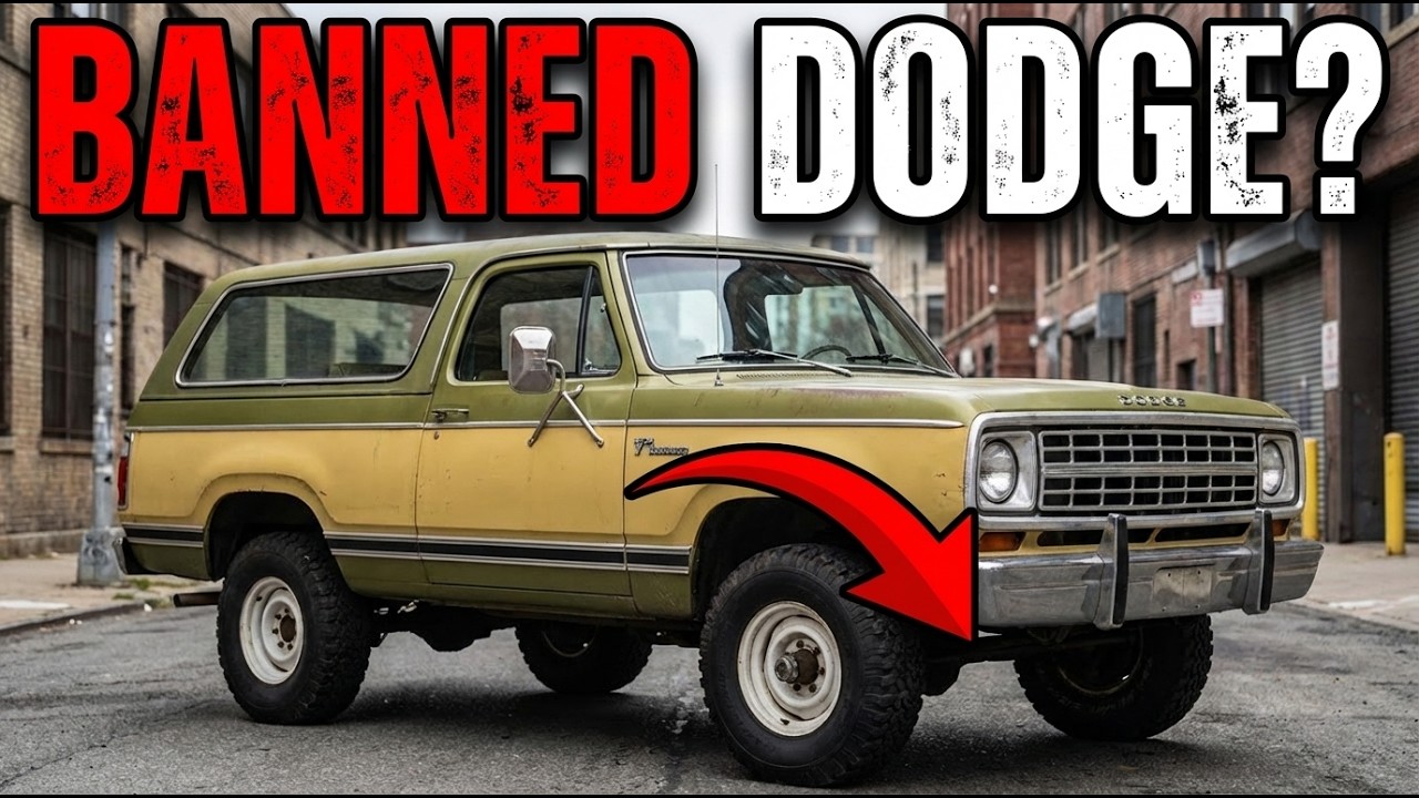 Опасный 1-тонный танк запрещен к въезду в города — Dodge с откидной крышей.