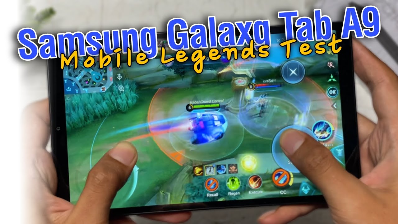 Samsung Galaxy Tab A9 Mediatek Helio G99 Mobile Legends Gaming Test