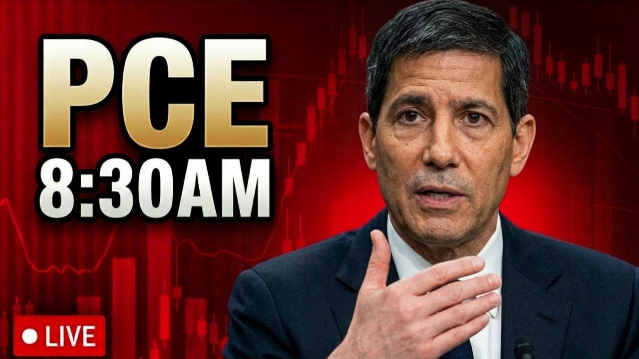 🔴PCE INFLATION HEATS! INFLATION SHOCK, NVIDIA EARNINGS | LIVE TRADING