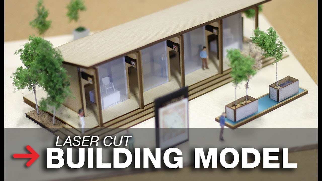 Architectural model making | Laser Cut architecture model | CO2 laser
