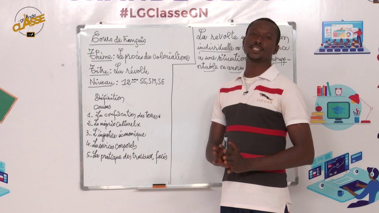 LGC_EP59: Français « La révolte » - 12ème année  SS - SM - SE avec le professeur Amadou Baldé