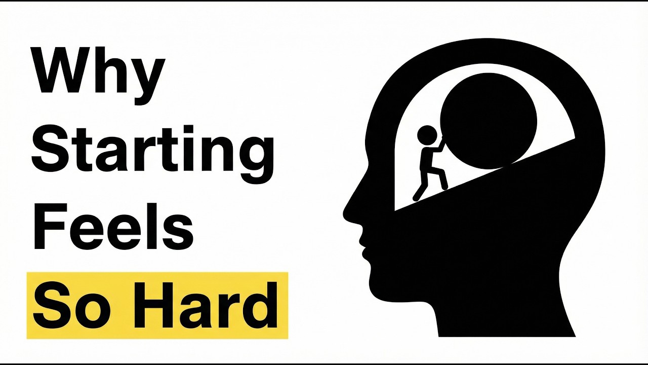Why Starting Feels So Hard — The Psychology of Procrastination
