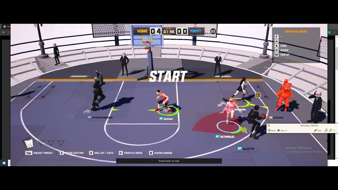 3ON3 freestyle Free/Paid Rebound, speed hack, auto time , unlimited stamina, and infinte 3 point.