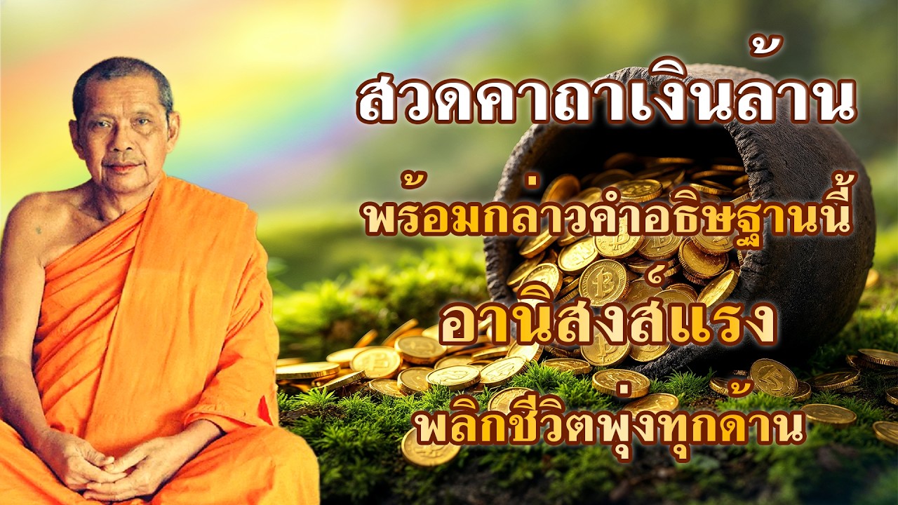 สวดคาถาเงินล้าน 9จบ พร้อมกล่าวคำอธิษฐานนี้ อานิสงส์แรง พลิกชีวิตพุ่งทุกด้าน มีหลวงพ่อฤาษีลิงดําให้พร