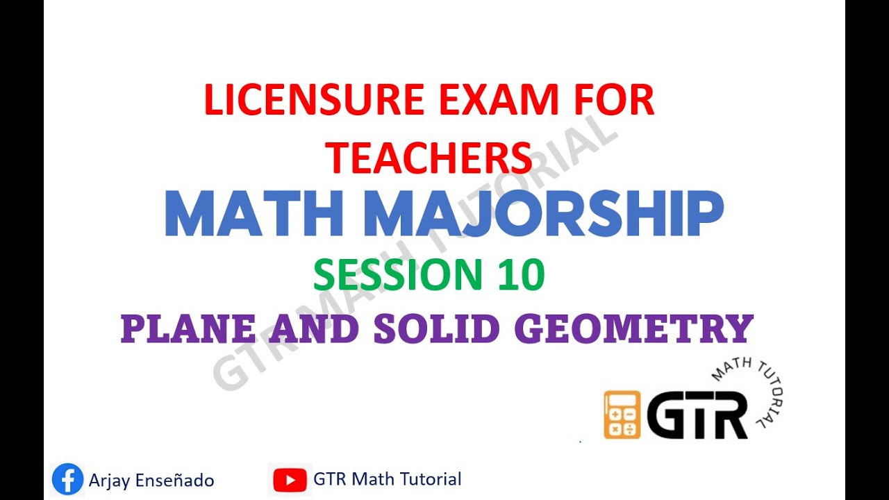 LET Reviewer 2024 | Plane and Solid Geometry | Session 10