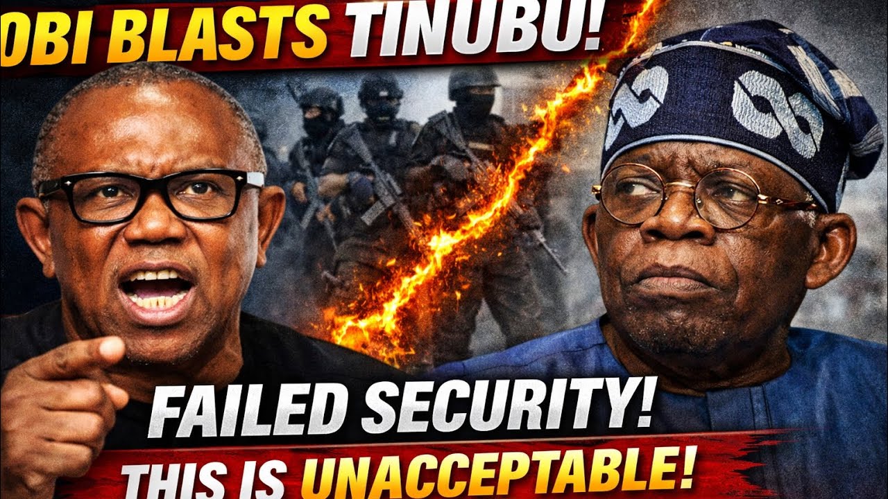BREAKING NEWS‼️ Obi BLASTS Tinubu’s Security Record — “This Is Unacceptable”