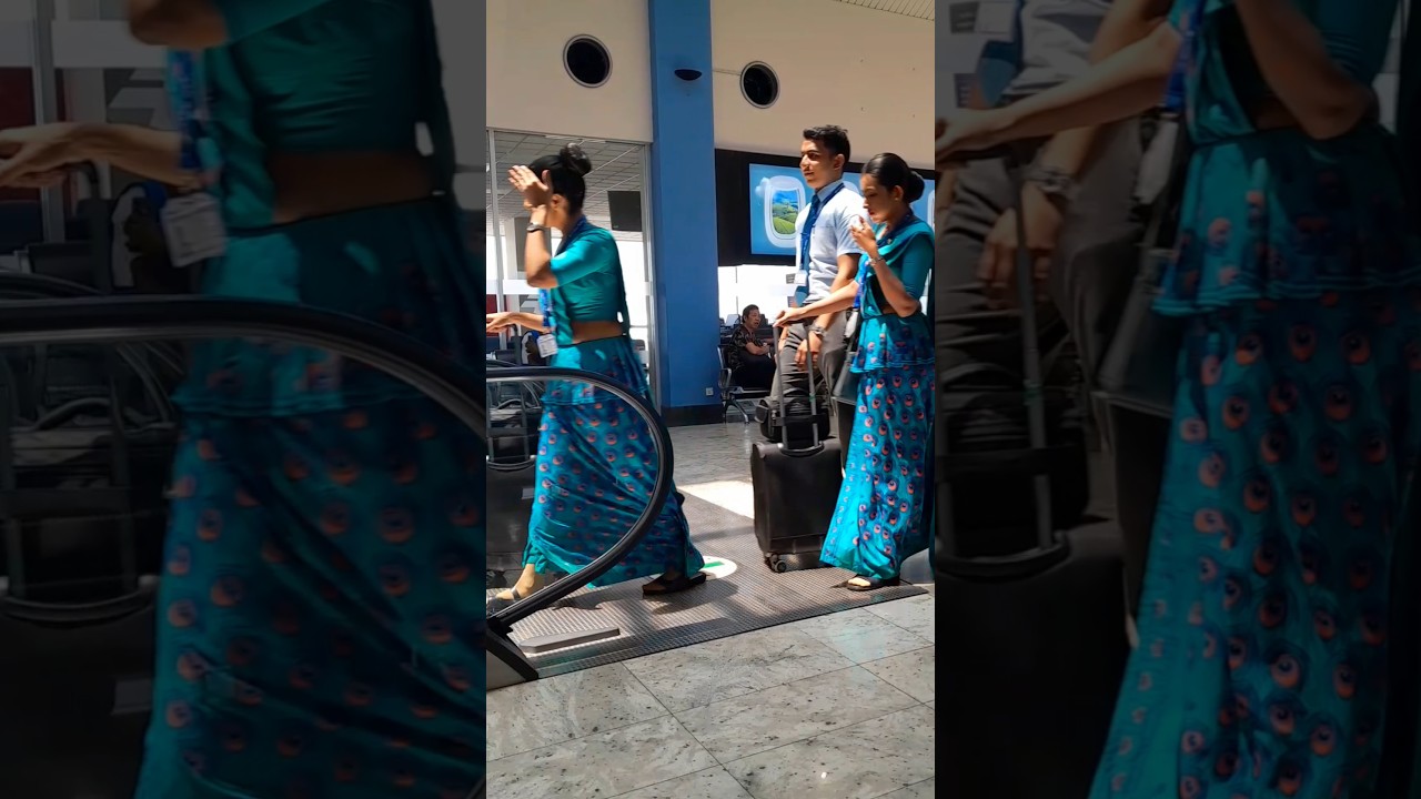 Attractive Air hostess ❤️✈️ | SriLankan Airline #shorts #cabincrew #airhostess
