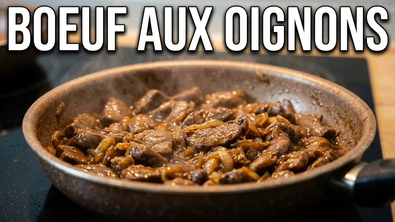 Recette Boeuf aux Oignons Tendre et Savoureuse 🥩🧅🔥