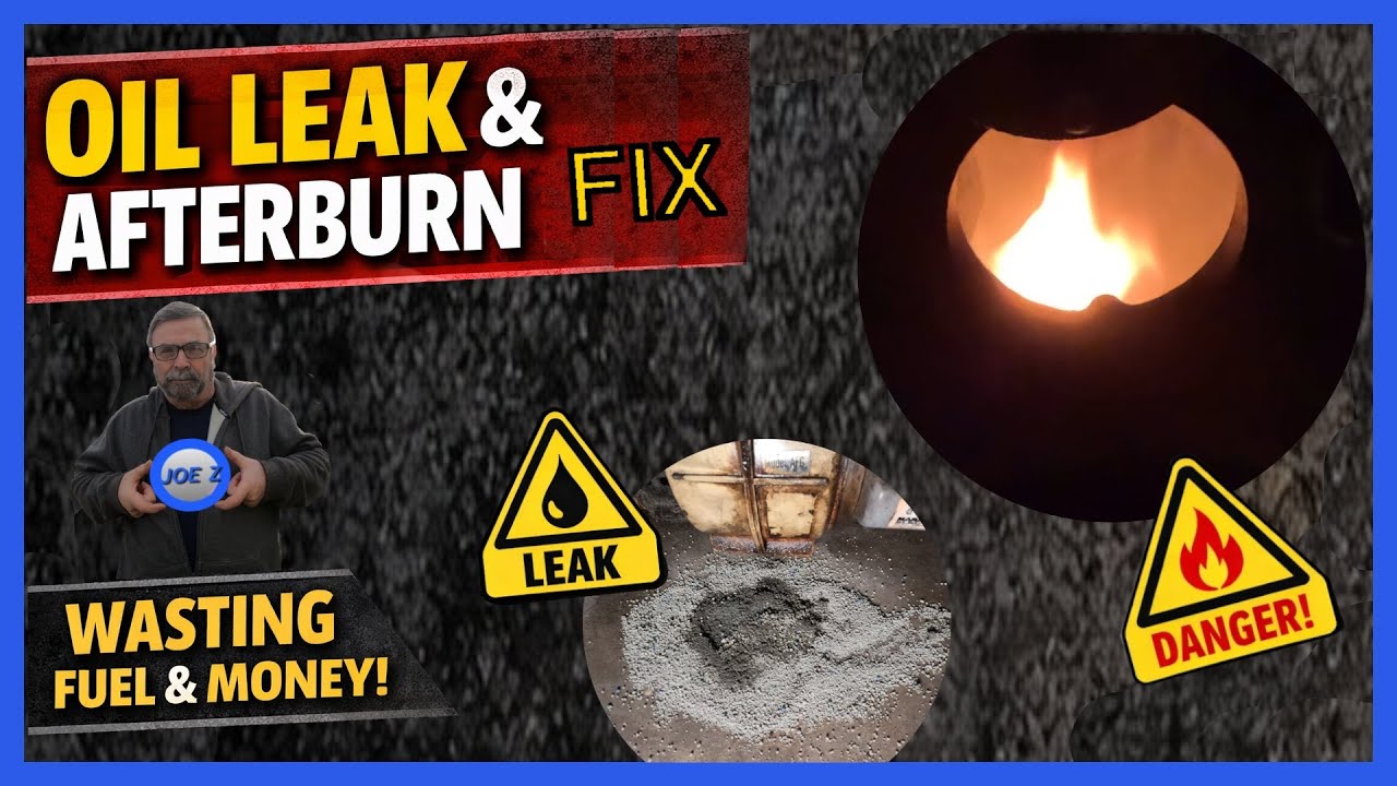 Beckett burner leaking oil and DANGEROUS after burn causes & fix # Dangerous Condition Explained