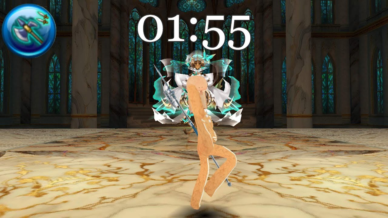 [Toram online] Physical Halberd vs Castilia (01:55) / Solo