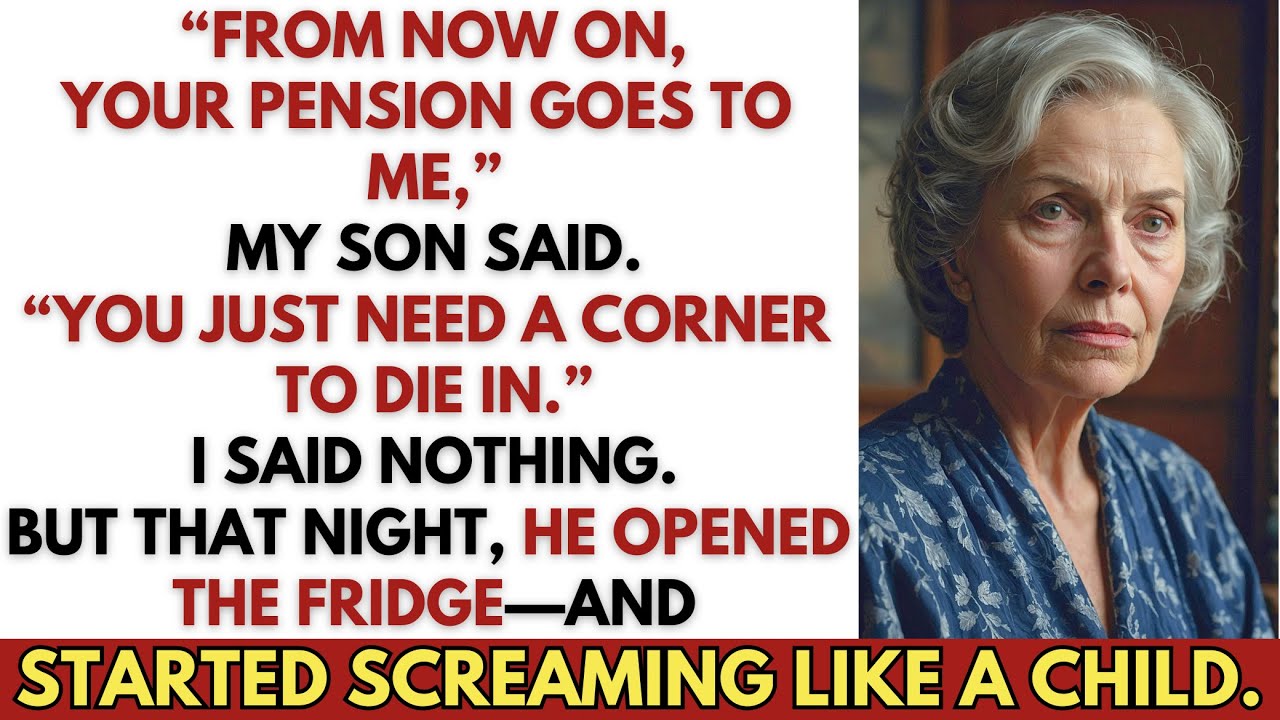 My Son Said He’d Use My Retirement For Himself — That Night, He Screamed at the Fridge Like a Child