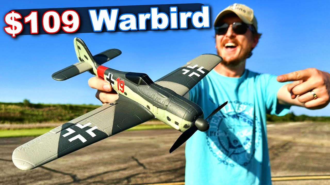 Imagine Flying THIS RC Warbird Plane For $109 - Top RC Hobby FW-190