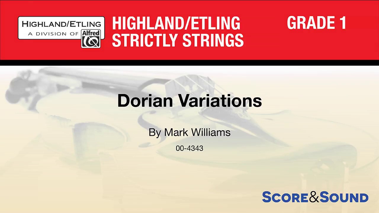 Dorian Variations, by Mark Williams – Score & Sound