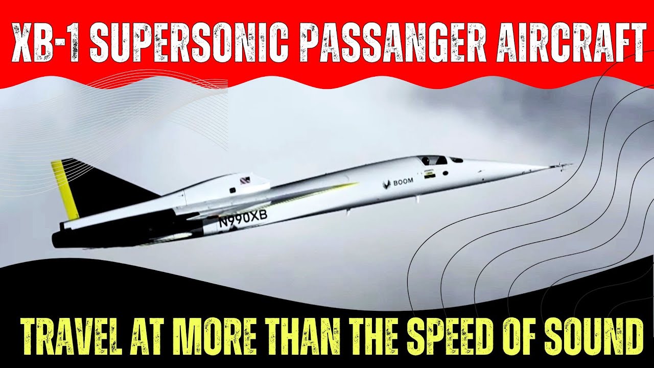 Boom Supersonic&rsquo;s XB-1 Aircraft Crossed Sound Barrier- Paves Way For Supersonic Passenger Flights!