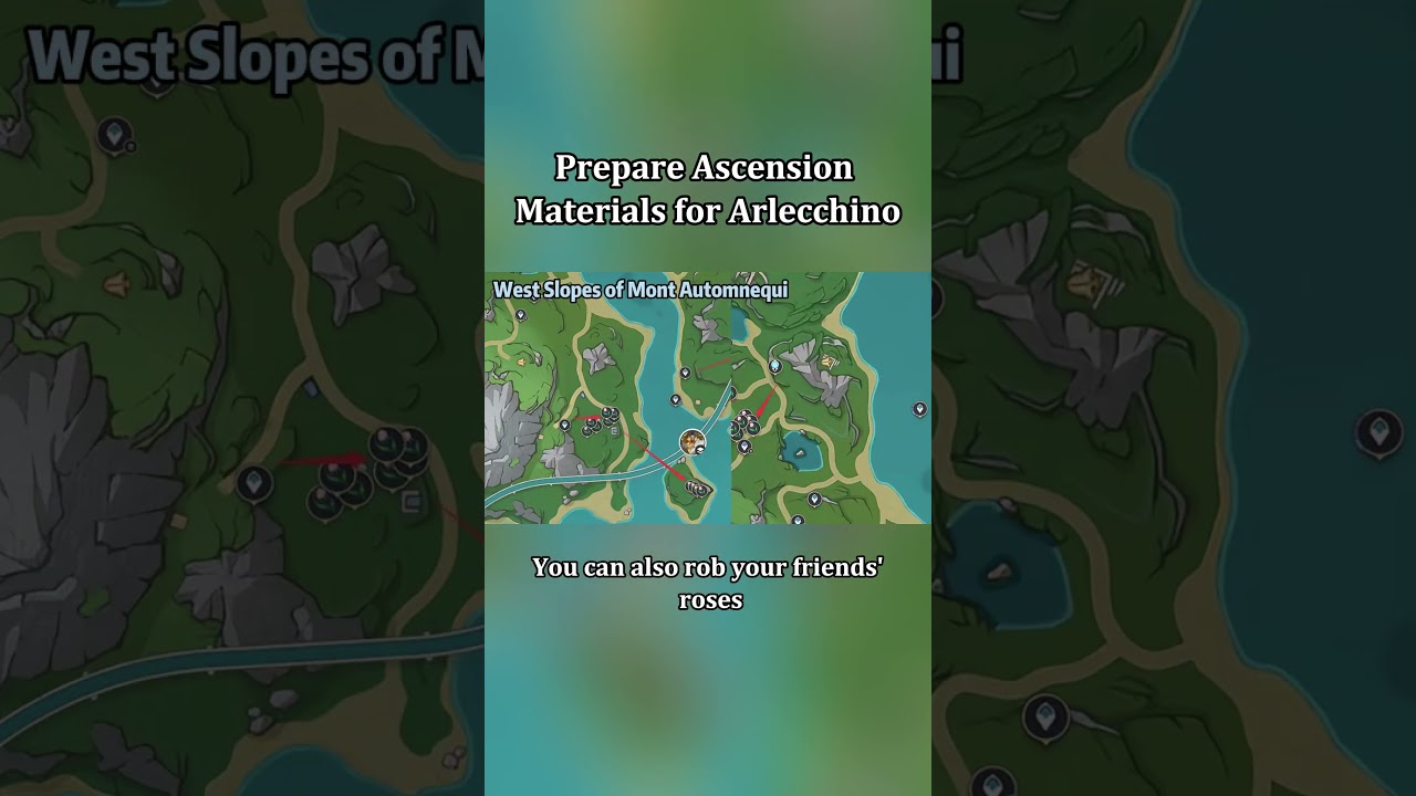 farm ascension materials for Arlecchino #genshin #genshinimpact #genshintips #arlecchino