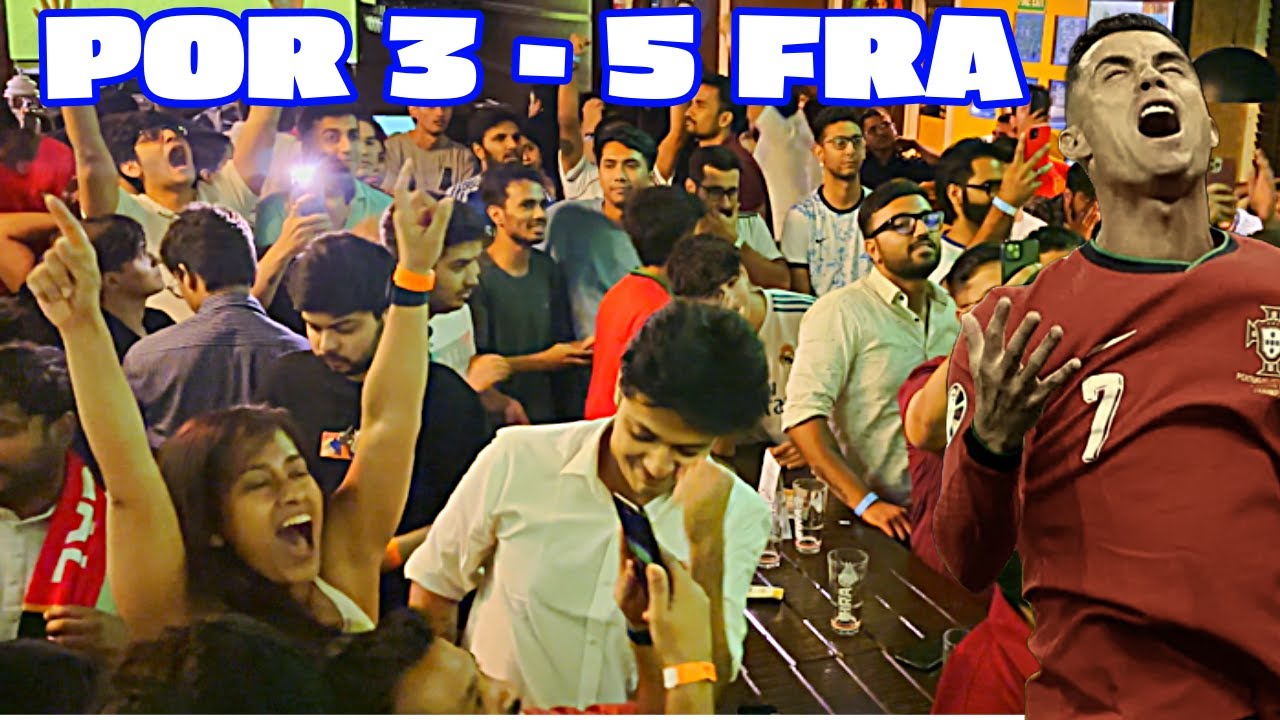 Portugal vs France Penalty Shootout Reaction | Indian Fans | New Delhi