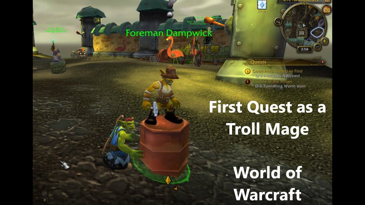 Starting a NEW Troll Mage in World of Warcraft