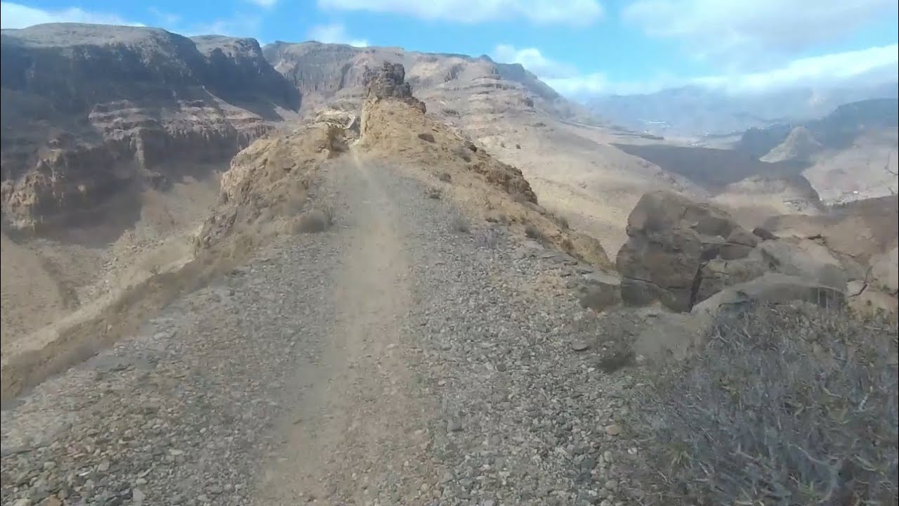 Subida al motor _ Gran Canaria _ Ruta en Moto Offroad