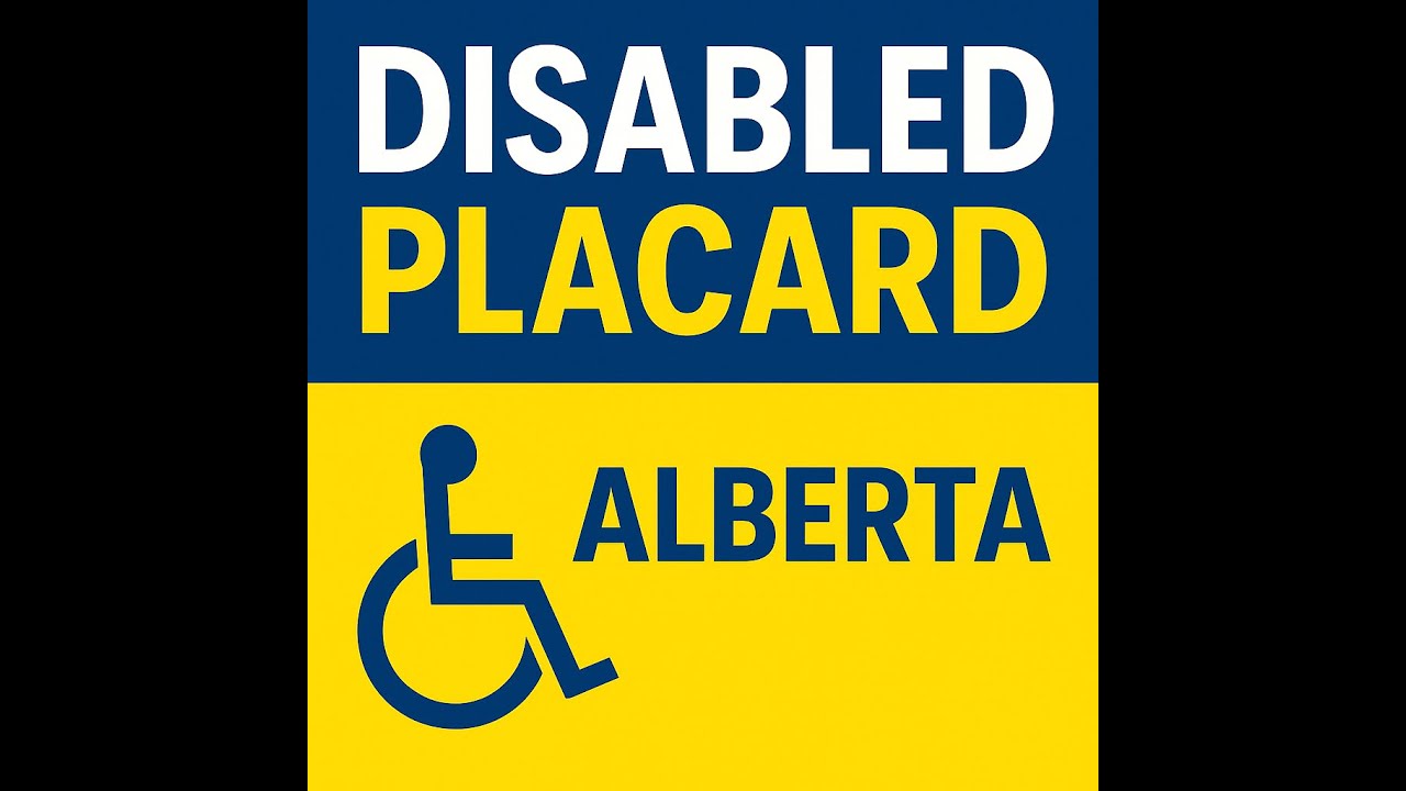 Alberta Disabled Parking Placard