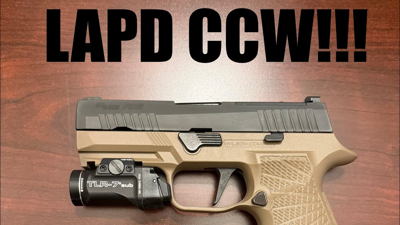 LAPD CCW initial application, renewal, and Arizona CCW permit!