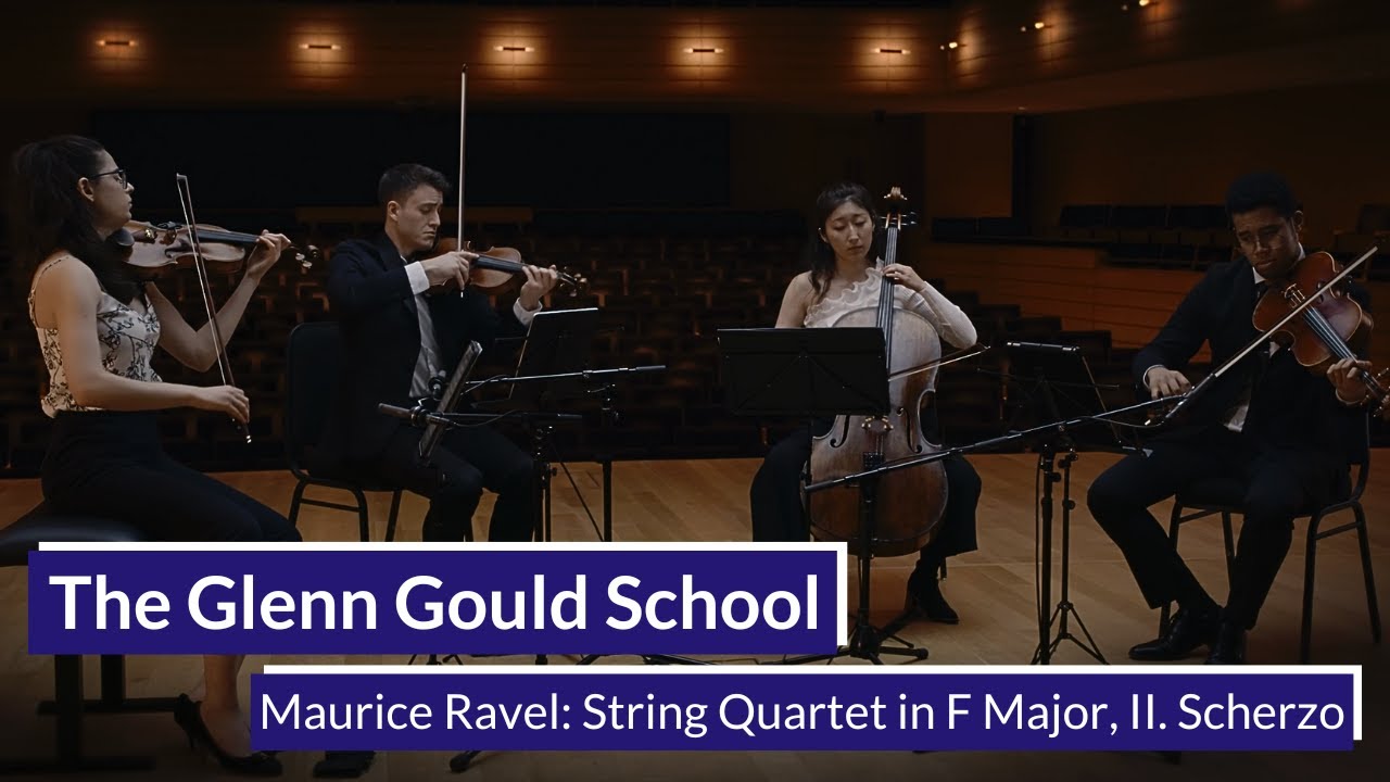 The Glenn Gould School | Maurice Ravel: String Quartet in F Major, II. Scherzo | Dior Quartet