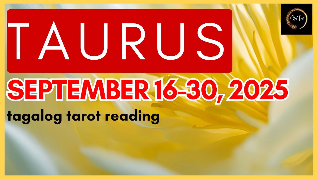 ENJOY AND HAVE FUN! TAURUS SEPTEMBER 16-30, 2025🔮TAROT READING