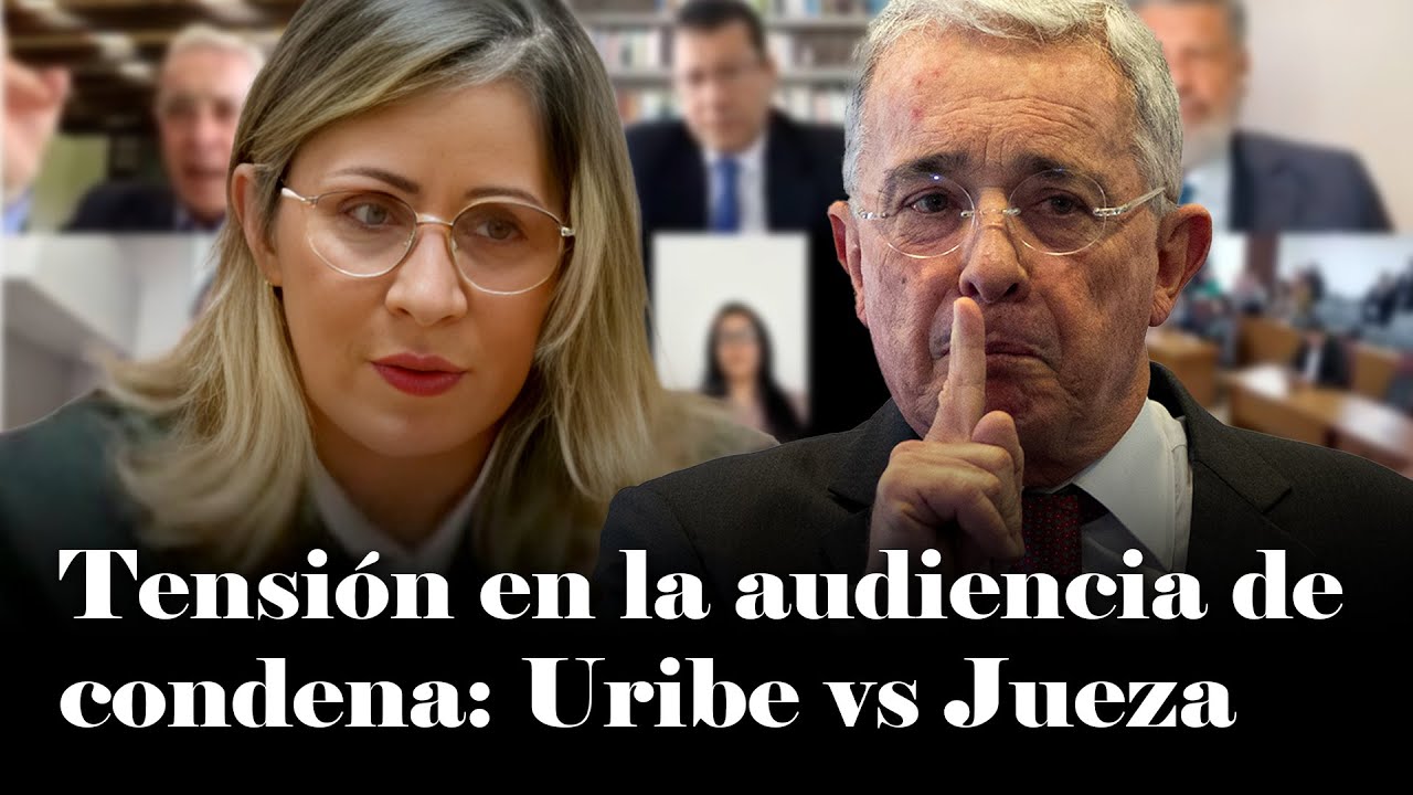 El expresidente Álvaro Uribe ARREMETE en plena audiencia CONTRA LA JUEZA que lo condena a 12 años