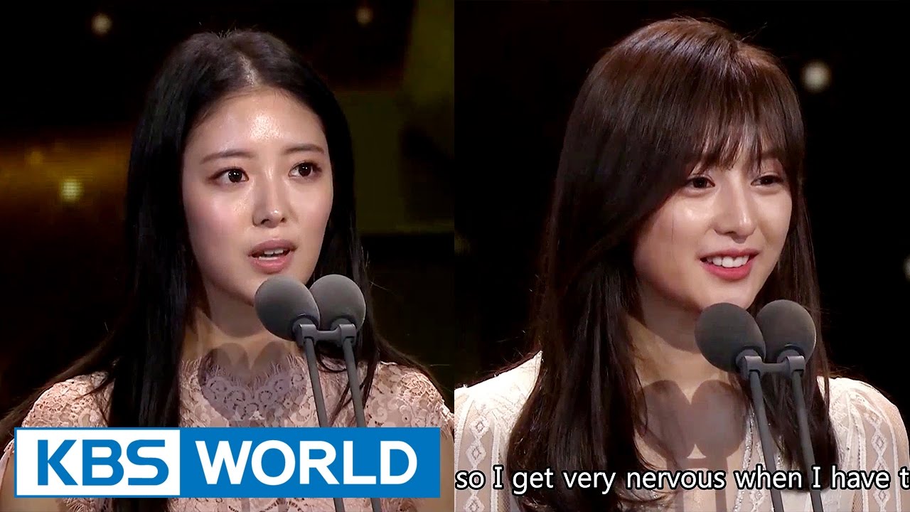 Lee Seyoung & Kim Jiwon receives Best New Actress Award [2016 KBS Drama Awards/2017.01.03]