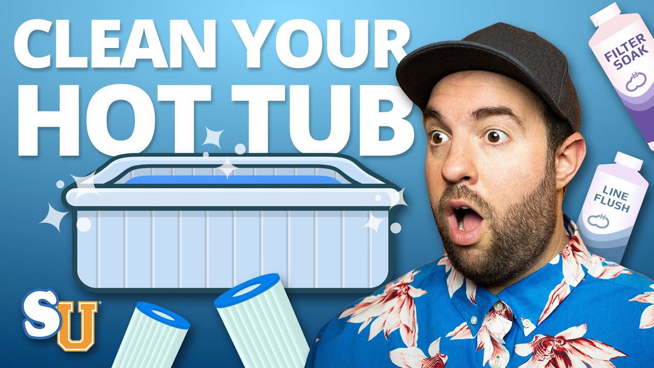 7 Household PRODUCTS That Will CLEAN Your HOT TUB
