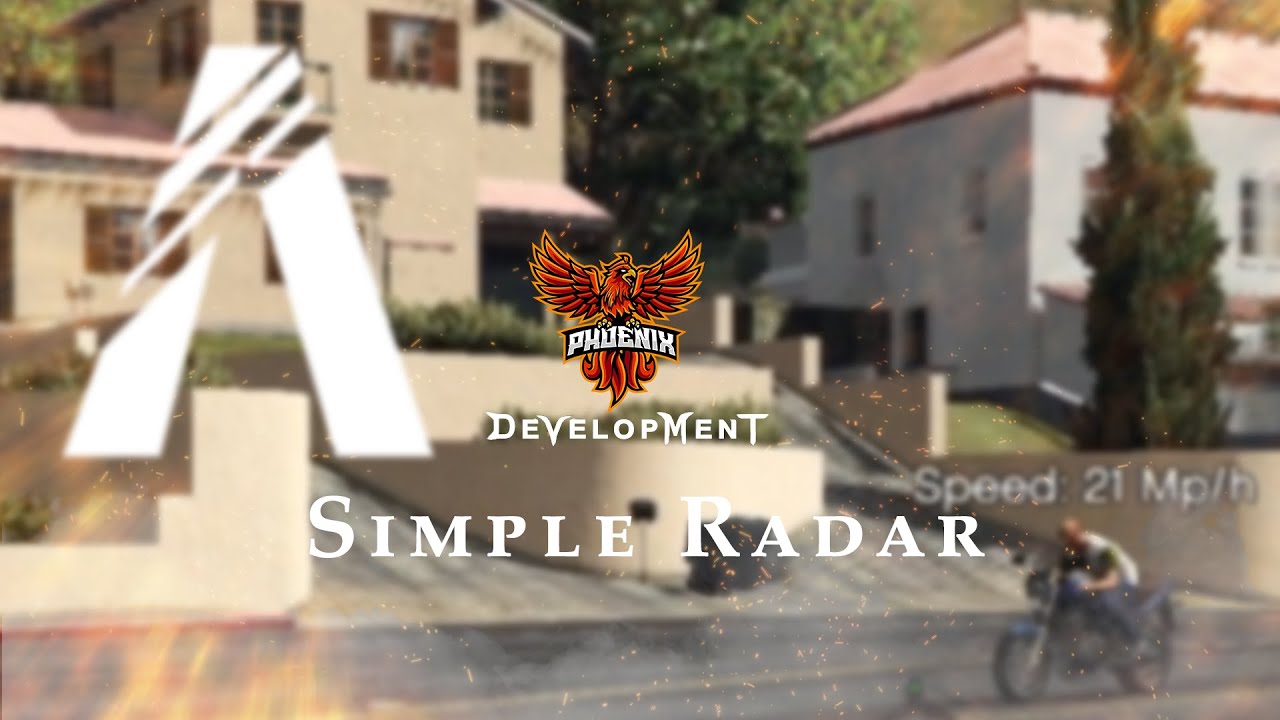 [ESX & QB-Core] Simple Radar by Phoenix-Development.eu