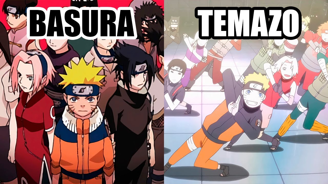 Del PEOR al MEJOR OPENING de TODO NARUTO