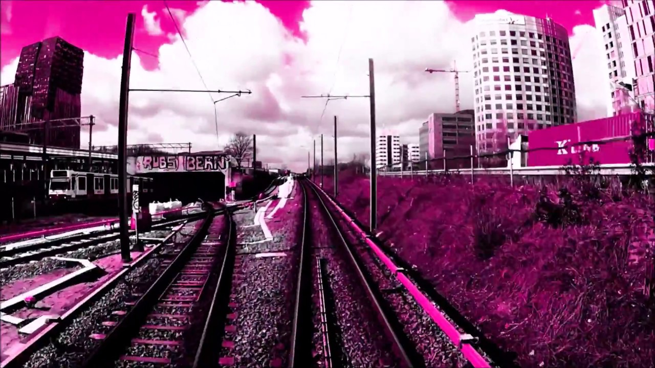 🚇Subway Cabine Ride ♫🎧😊HD - Amsterdam Rail