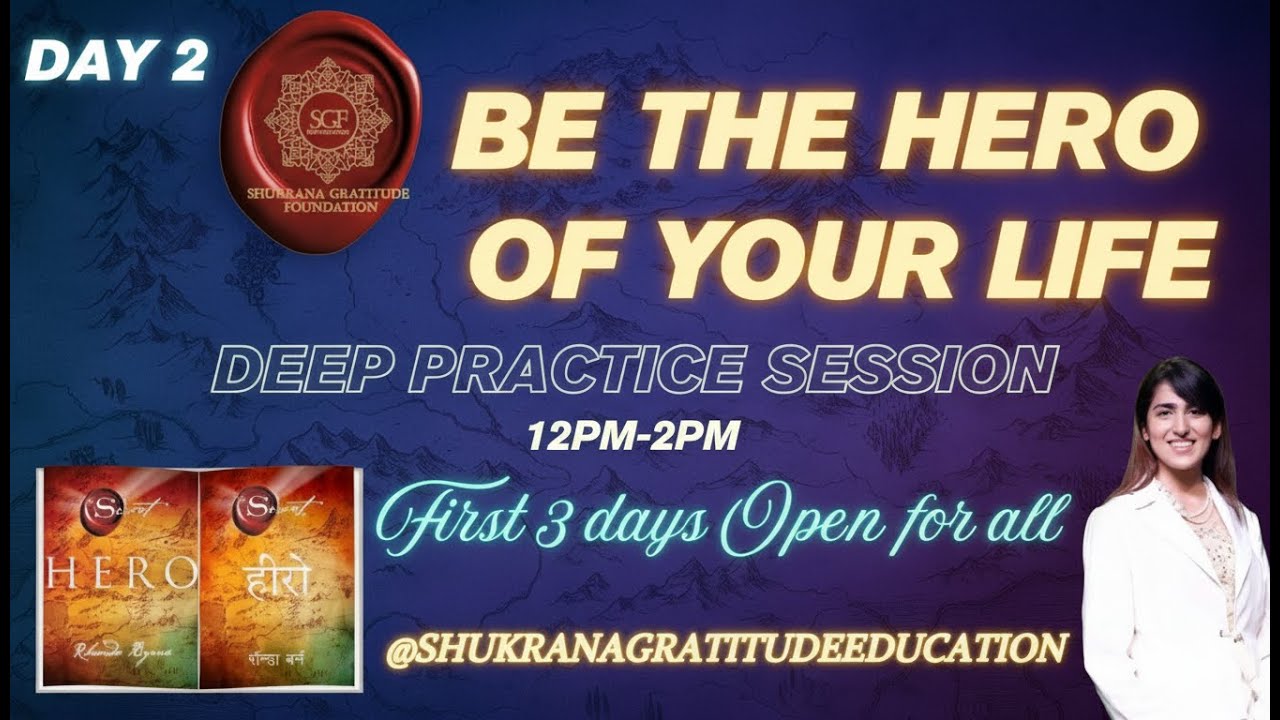 DAY 2 DEEP PRACTICE SESSION of Advanced Hero Book Course : With Annie M.K.