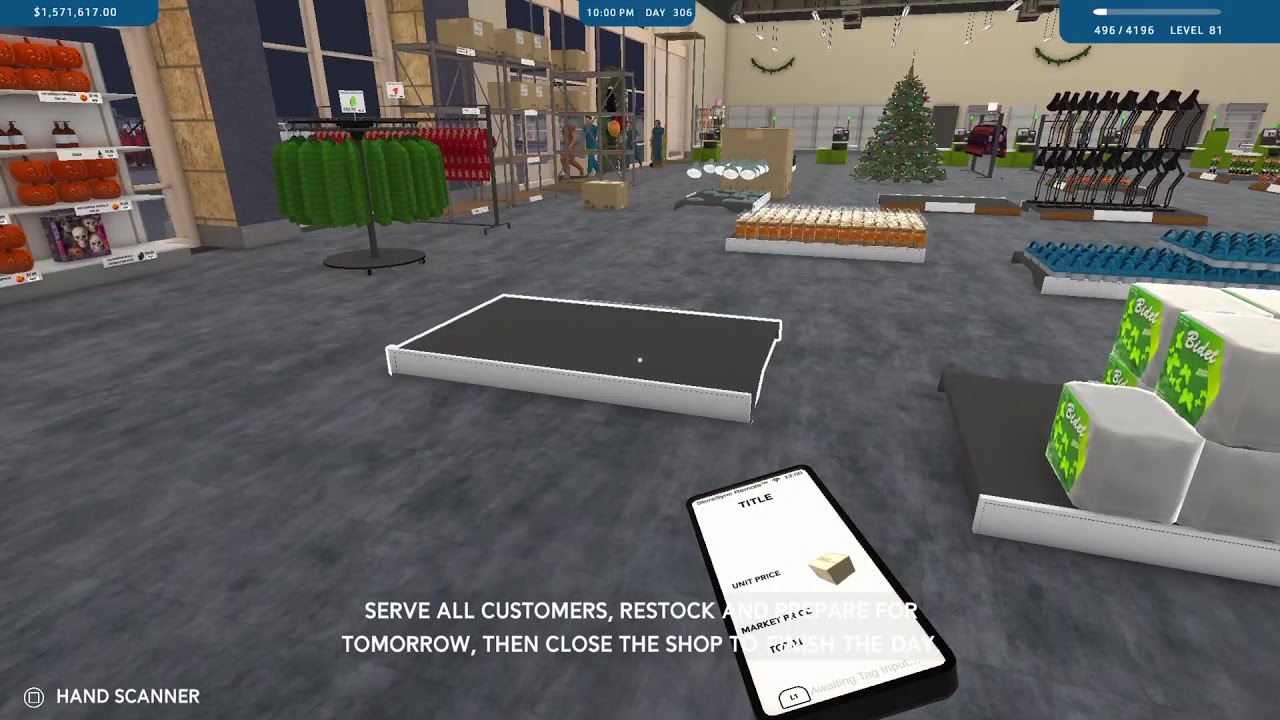 Hypermarket simulator