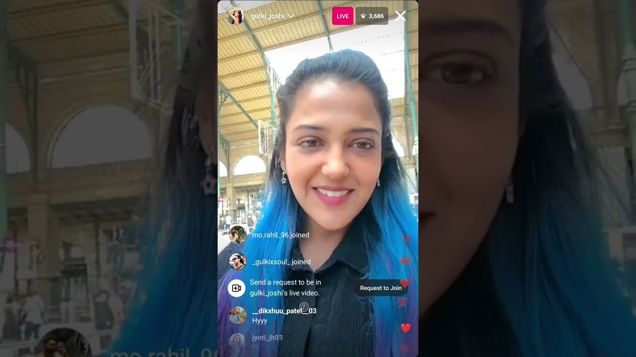 Gulki Joshi Europe live video 🤩🩷🍂