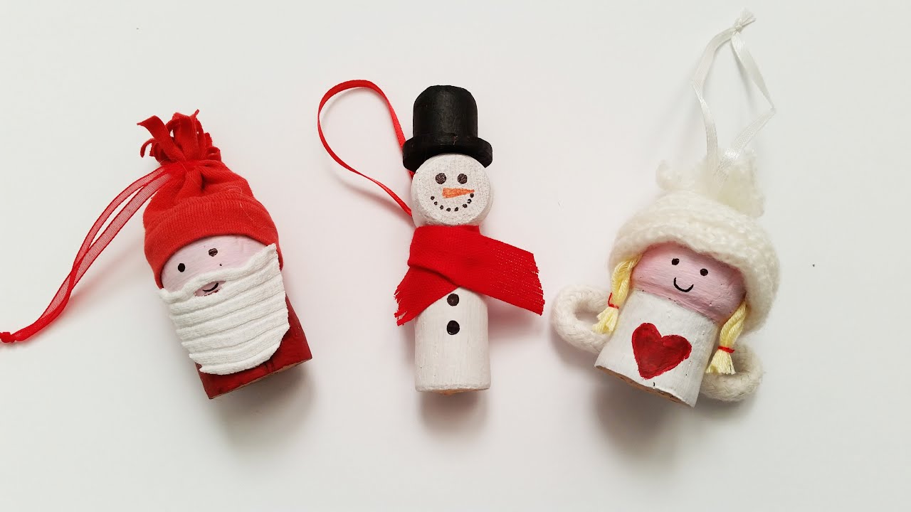 TUTORIAL: DECORAZIONI NATALIZIE con TAPPI e VECCHIE MAGLIE (-rIcIcLo-DiY-)