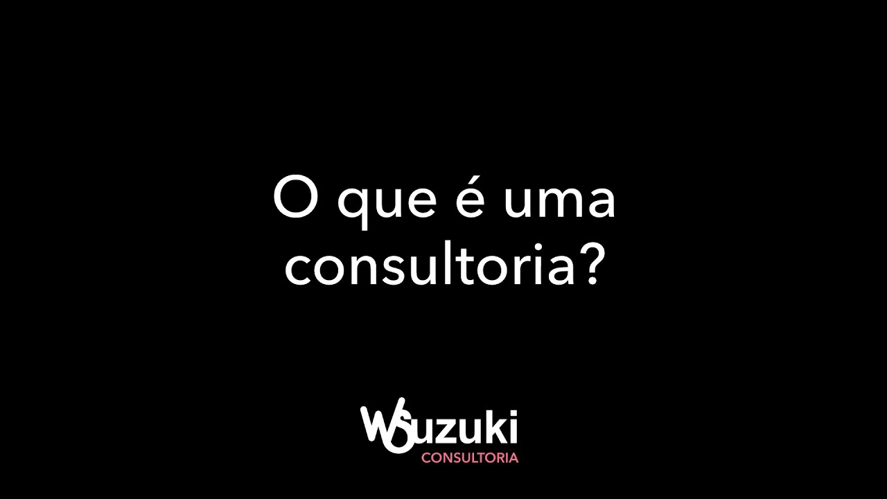 O que é uma consultoria?