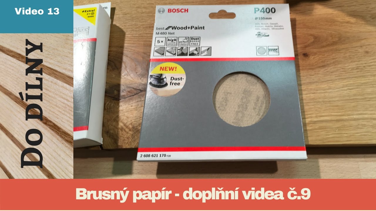 Bosch M480 Net / Brusný papír