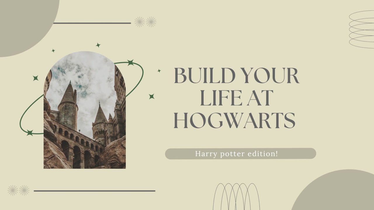 build your hogwarts life⚡| part 2 | (harry potter ver.)