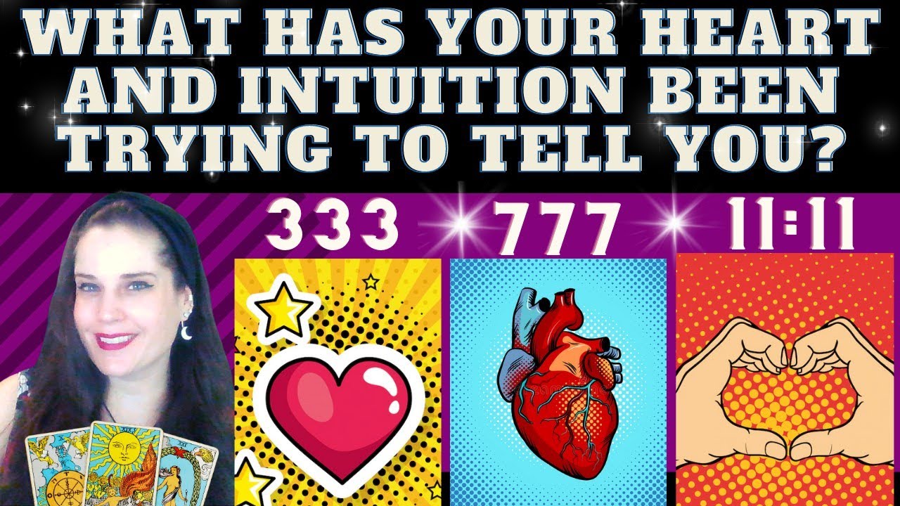 WHAT HAS YOUR HEART AND INTUITION BEEN TRYING TO TELL YOU? 🔮TAROT PICK A CARD
