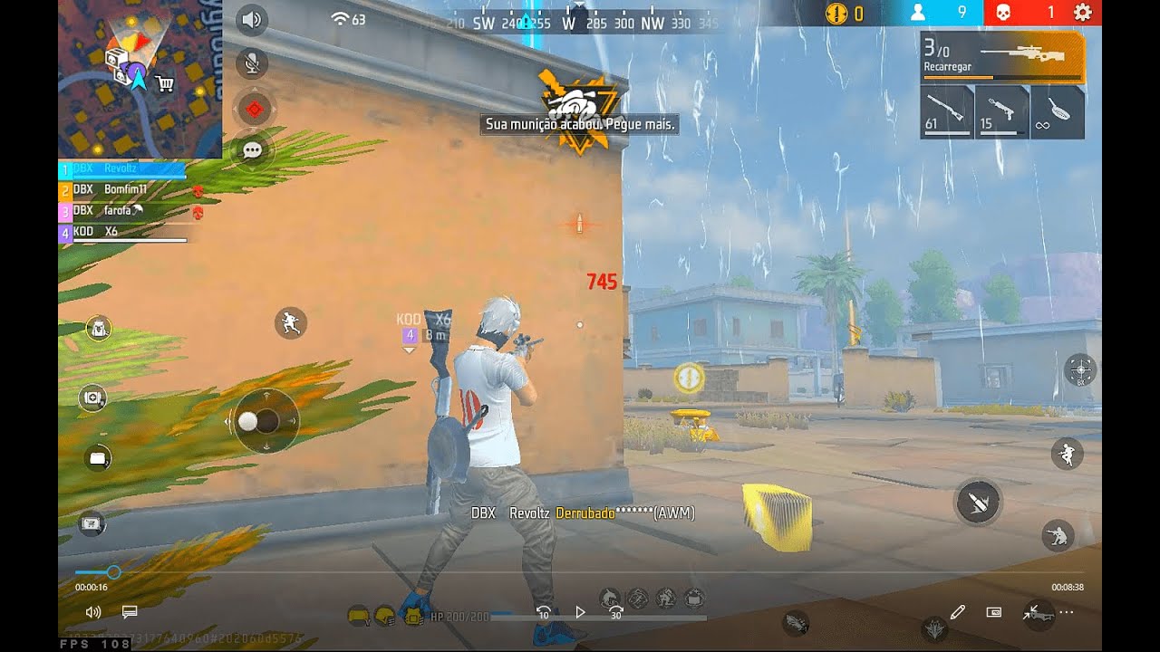 HIGHLIGHTS EM CAMPEONATOS 💙 EMULADOR FREE FIRE 🖥️