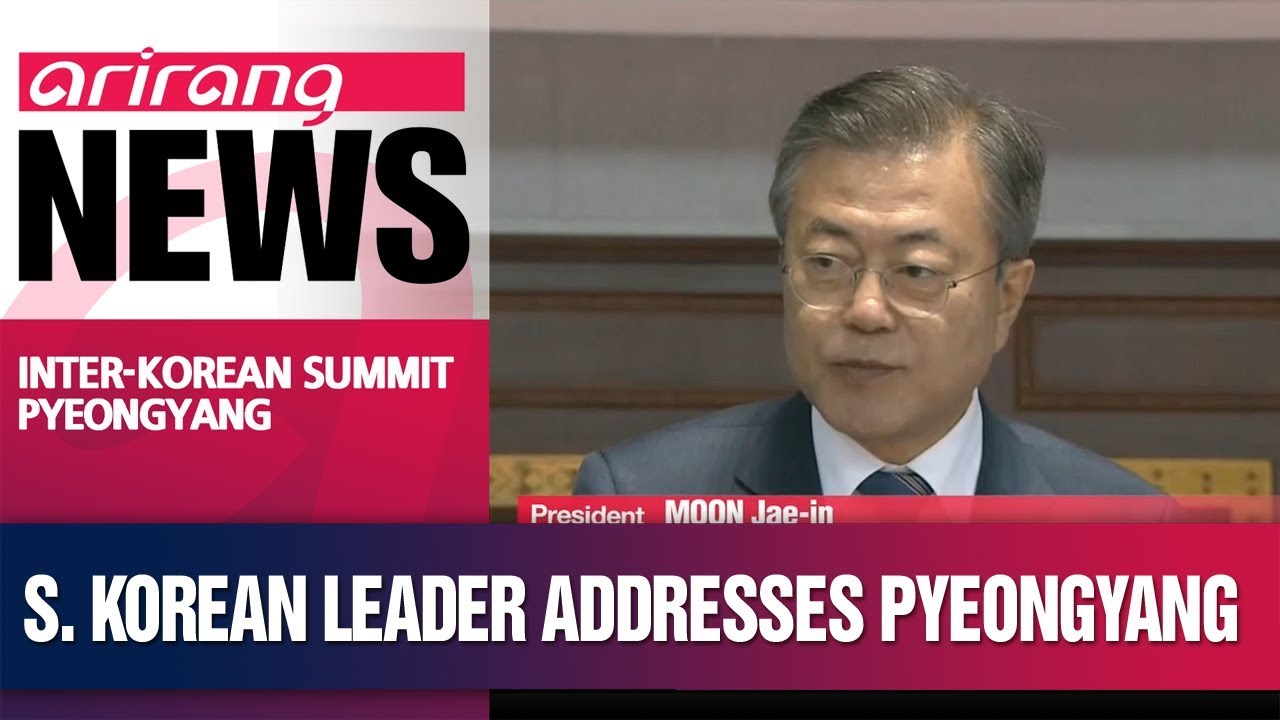 President Moon Jae-in speaks to N. Korean audience of 150,000