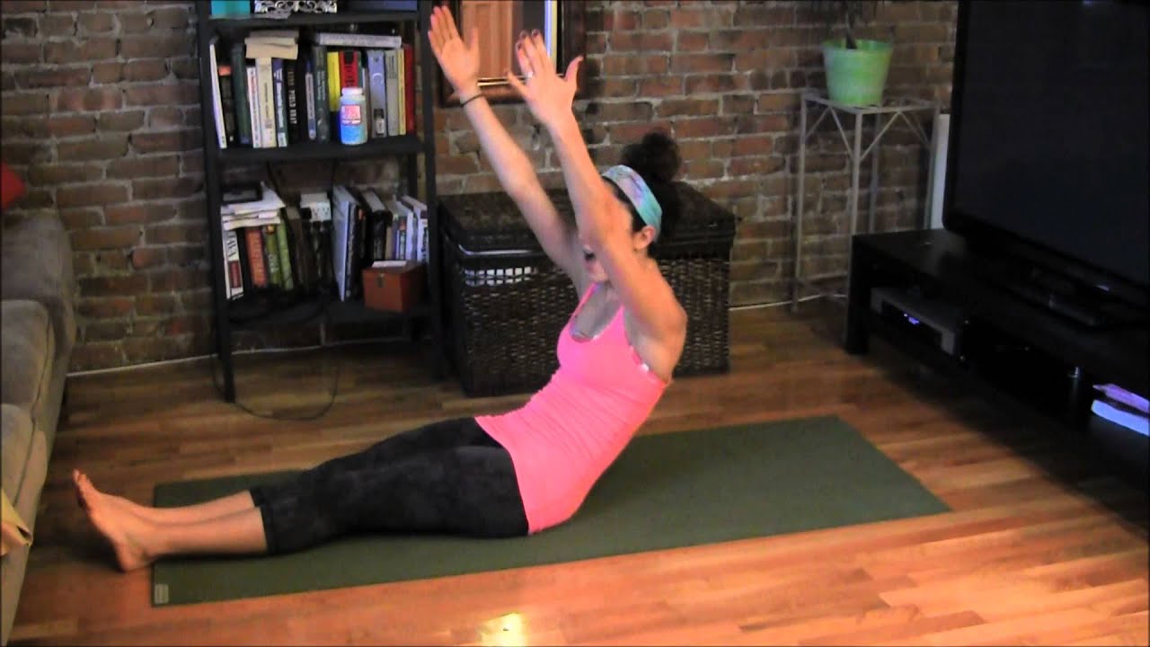 Crunches, planks and push ups!