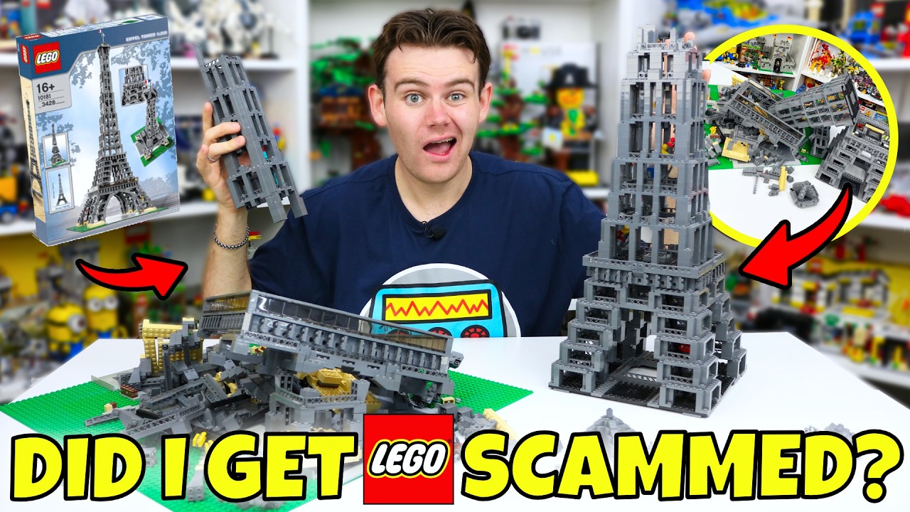 Мне невероятно повезло с покупкой этого снятого с производства набора LEGO «Эйфелева башня» 2007 ...