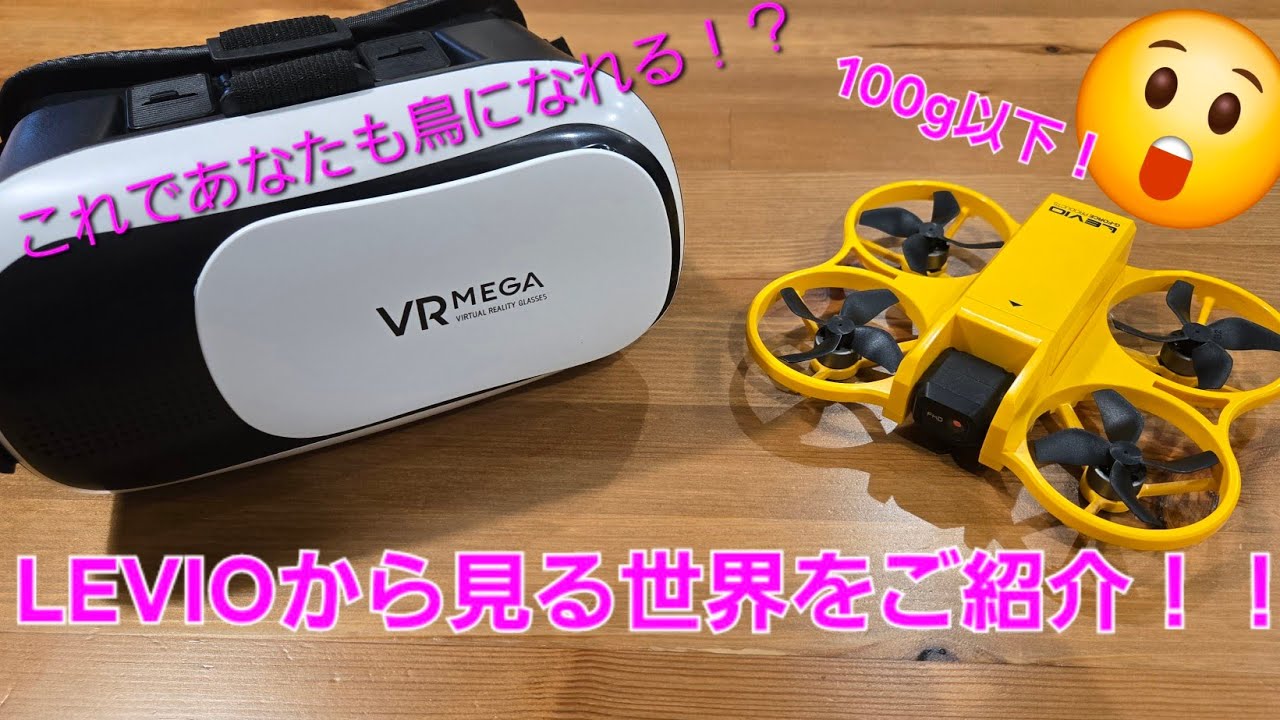 LEVIO飛行動画　VR撮影有り