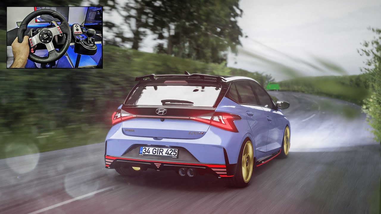 Hyundai i20N İle Köy Yolunda Makas - ASSETTO CORSA