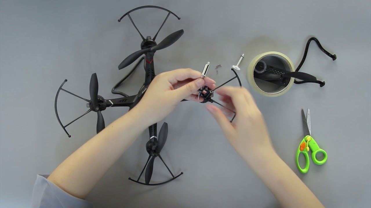 How to Replace the Motors for a Quadcopter - F181G Drone