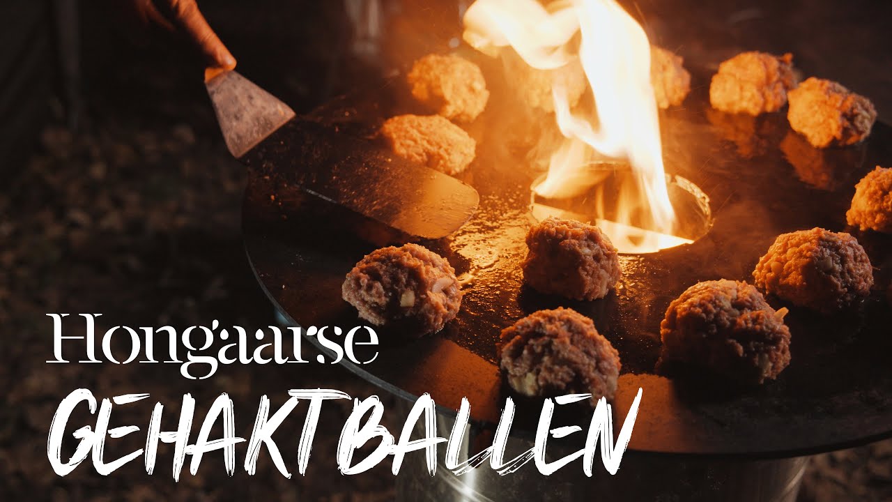 Het geheim voor de lekkerste Hongaarse Gehaktballen op OPEN VUUR🥩🔥 | Kolenboertje Outdoor