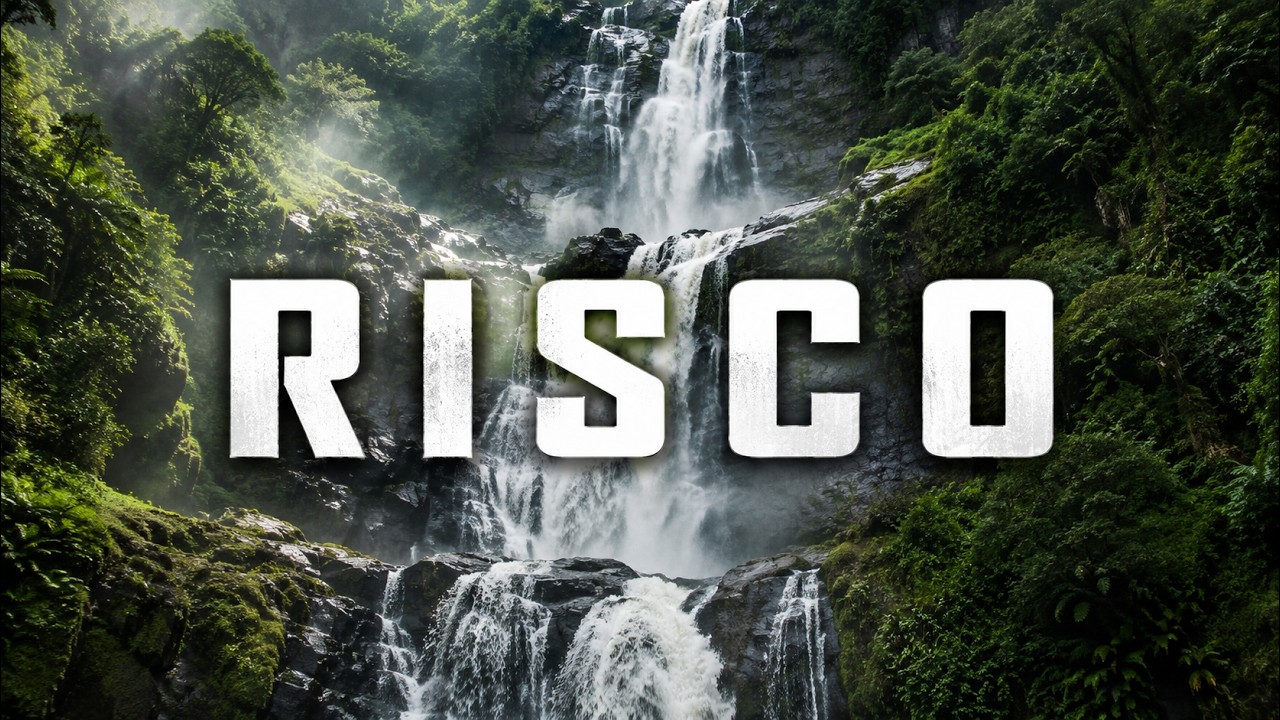 Risco Waterfall, Madeira, Portugal