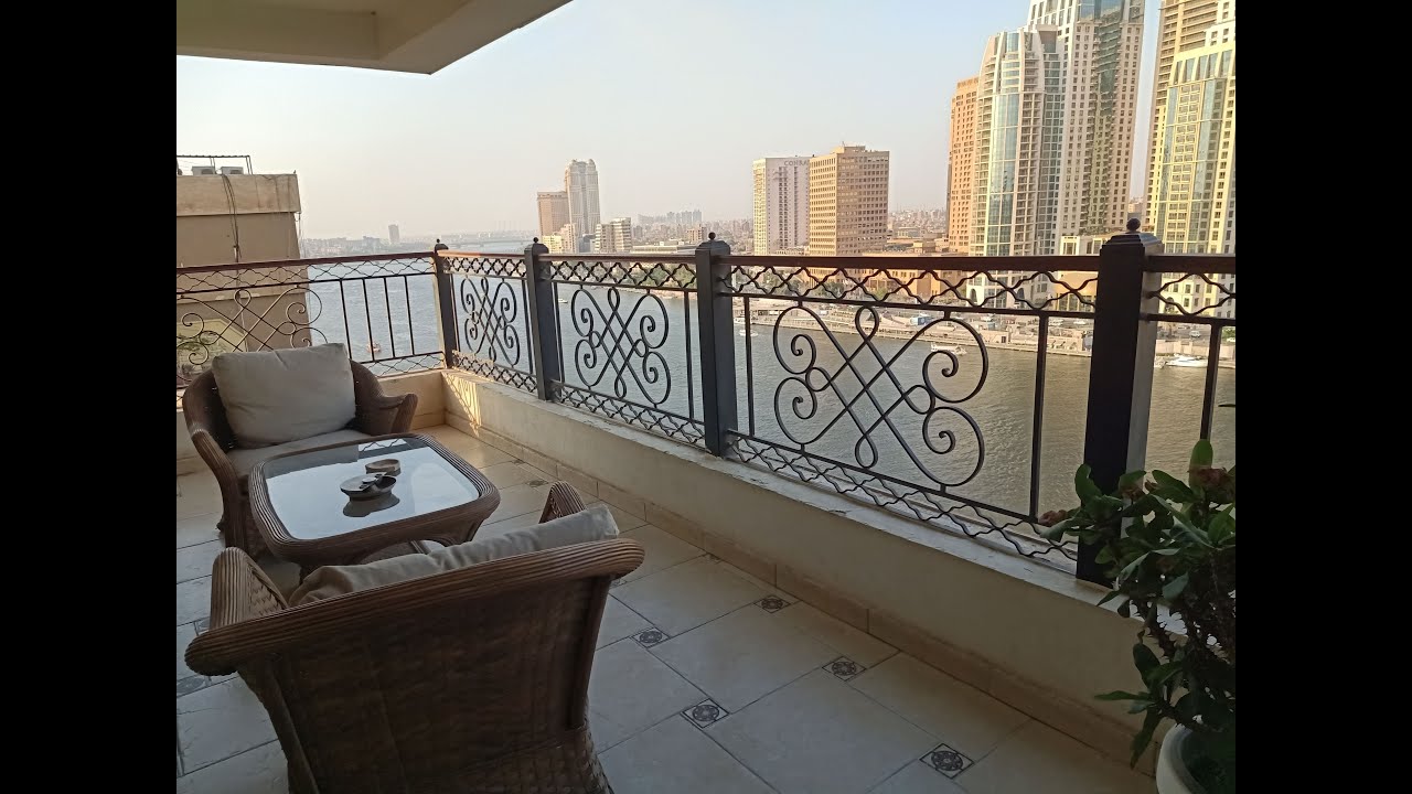 شقة ايجار على النيل فى الزمالك | Apartment for rent on the Nile in Zamalek